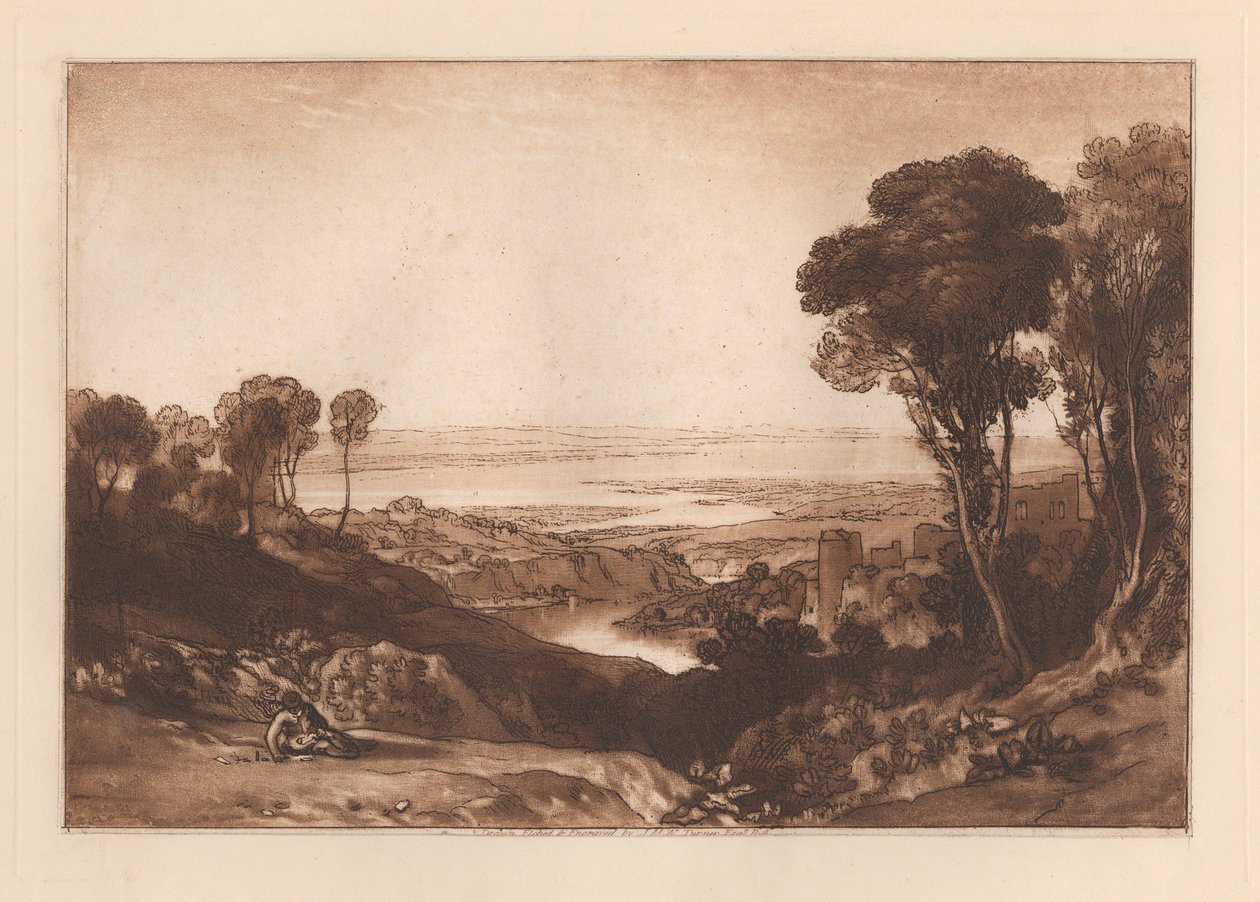 A Severn és a Wye összefolyása alkotó: Joseph Mallord William Turner