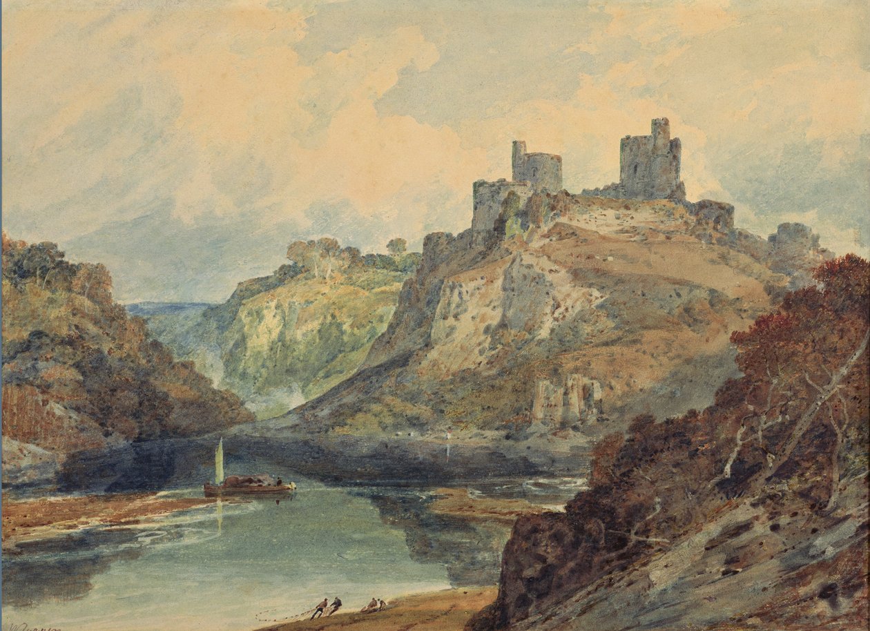 Kilgarran kastély, 1798 körül (akvarell papíron) alkotó: Joseph Mallord William Turner
