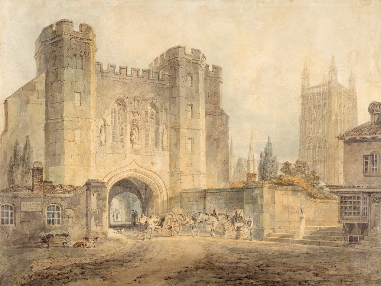 Edgar király kapuja, Worcester alkotó: Joseph Mallord William Turner