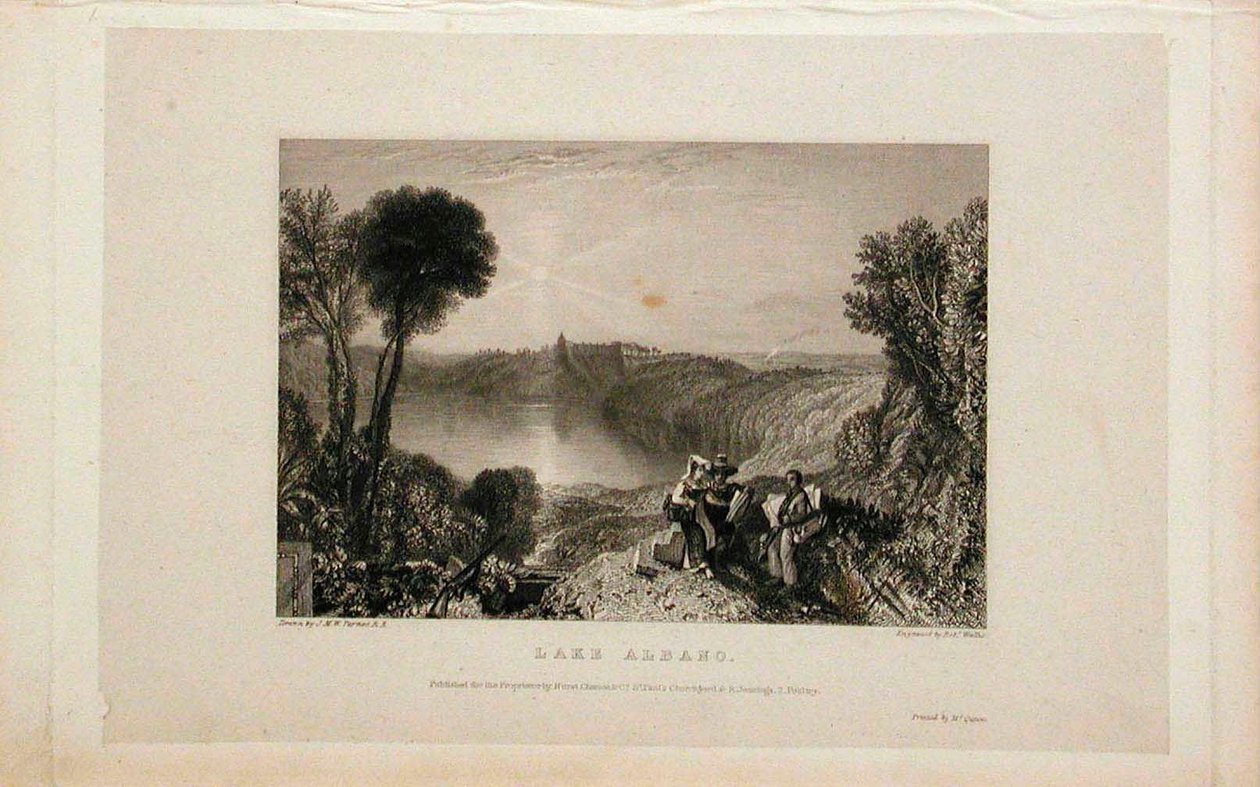 Albano-tó alkotó: Joseph Mallord William Turner
