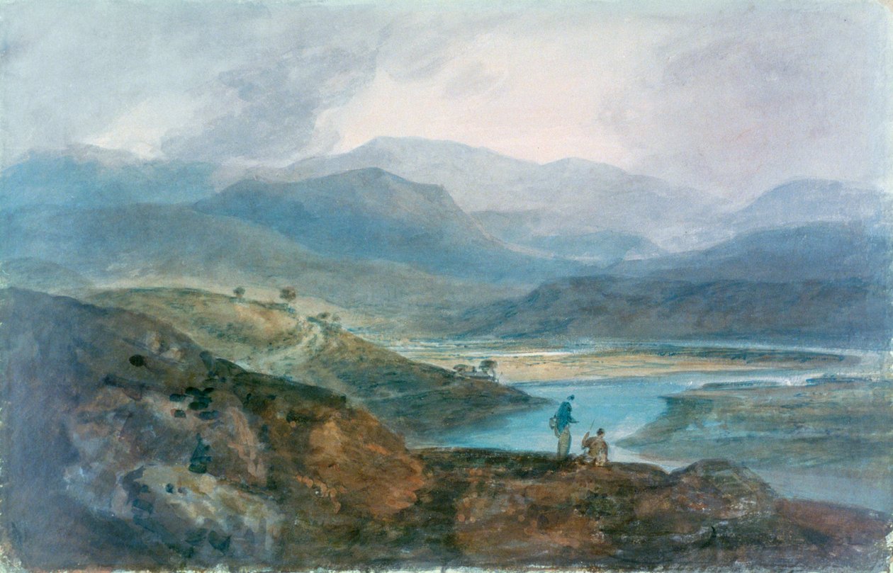 Lake, Skócia, 1801-1802. alkotó: Joseph Mallord William Turner