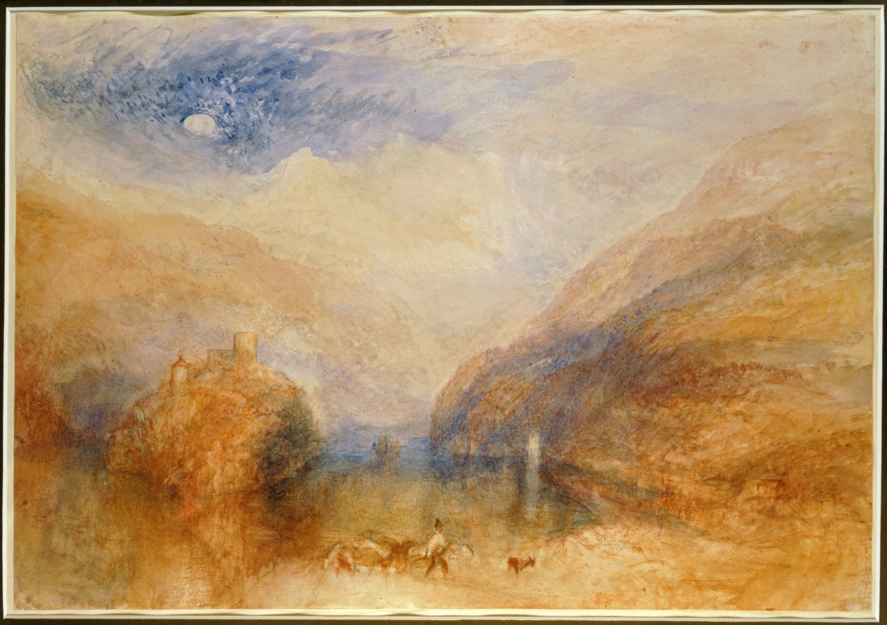 Brienz-i tó ... (akvarell, papír) alkotó: Joseph Mallord William Turner