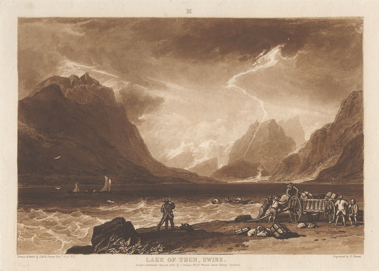 Thuni-tó, Svájc alkotó: Joseph Mallord William Turner