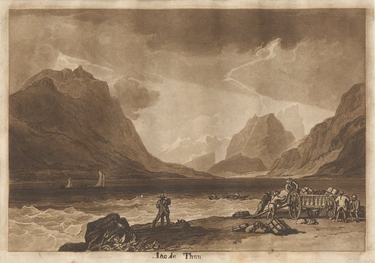 Thuni-tó, Svájc alkotó: Joseph Mallord William Turner