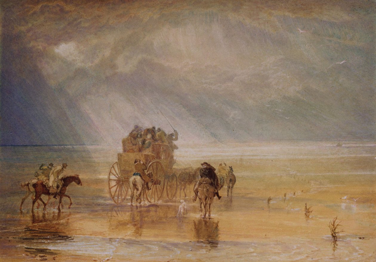 Lancaster Sands, 1816-1825 alkotó: Joseph Mallord William Turner