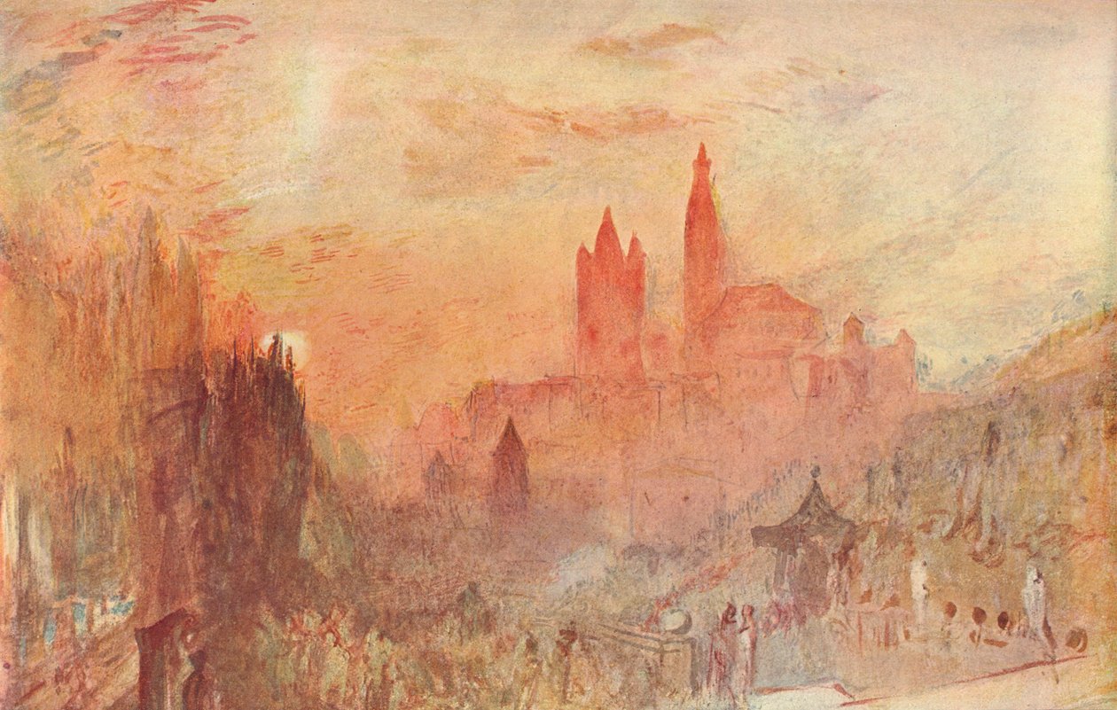 Lausanne, 1909 alkotó: Joseph Mallord William Turner
