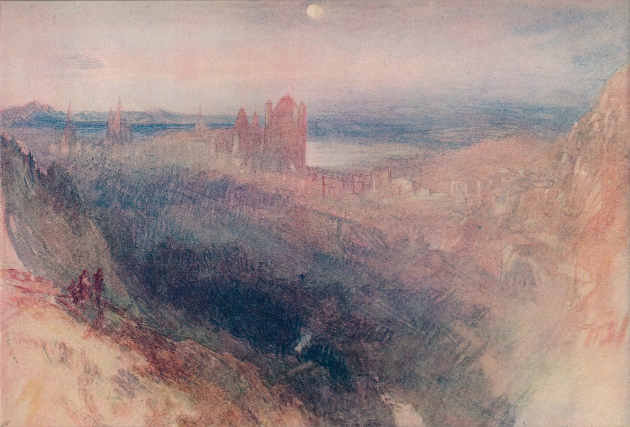 Lausanne: A Le Signalból, 1909 alkotó: Joseph Mallord William Turner