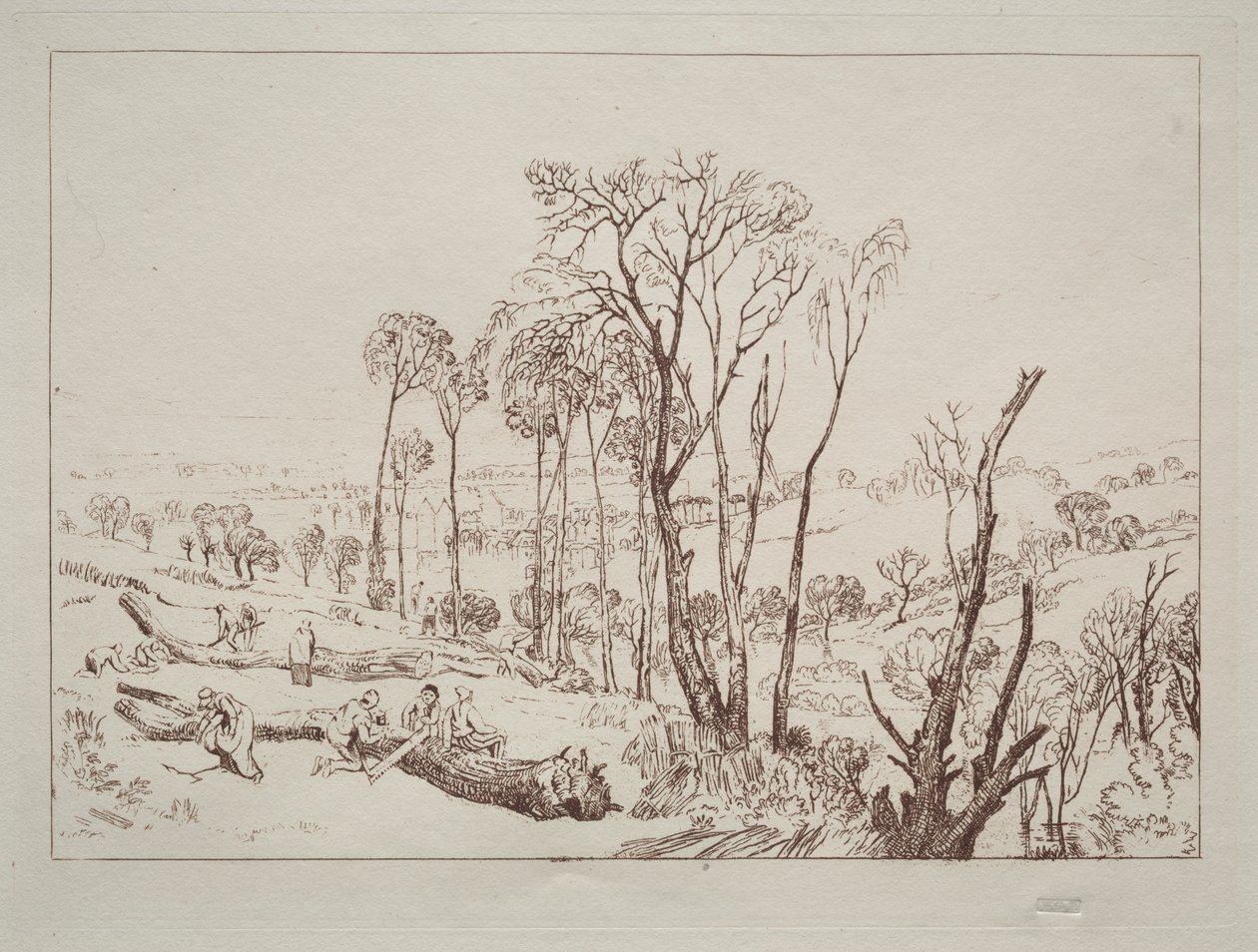 Tanulmányok könyve: Crowhurst, Sussex alkotó: Joseph Mallord William Turner