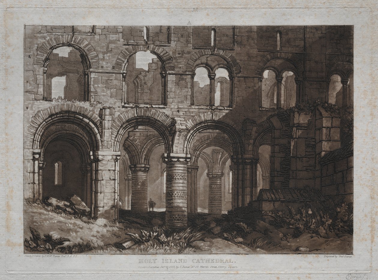 Liber Studiorum: Szent Sziget-katedrális alkotó: Joseph Mallord William Turner