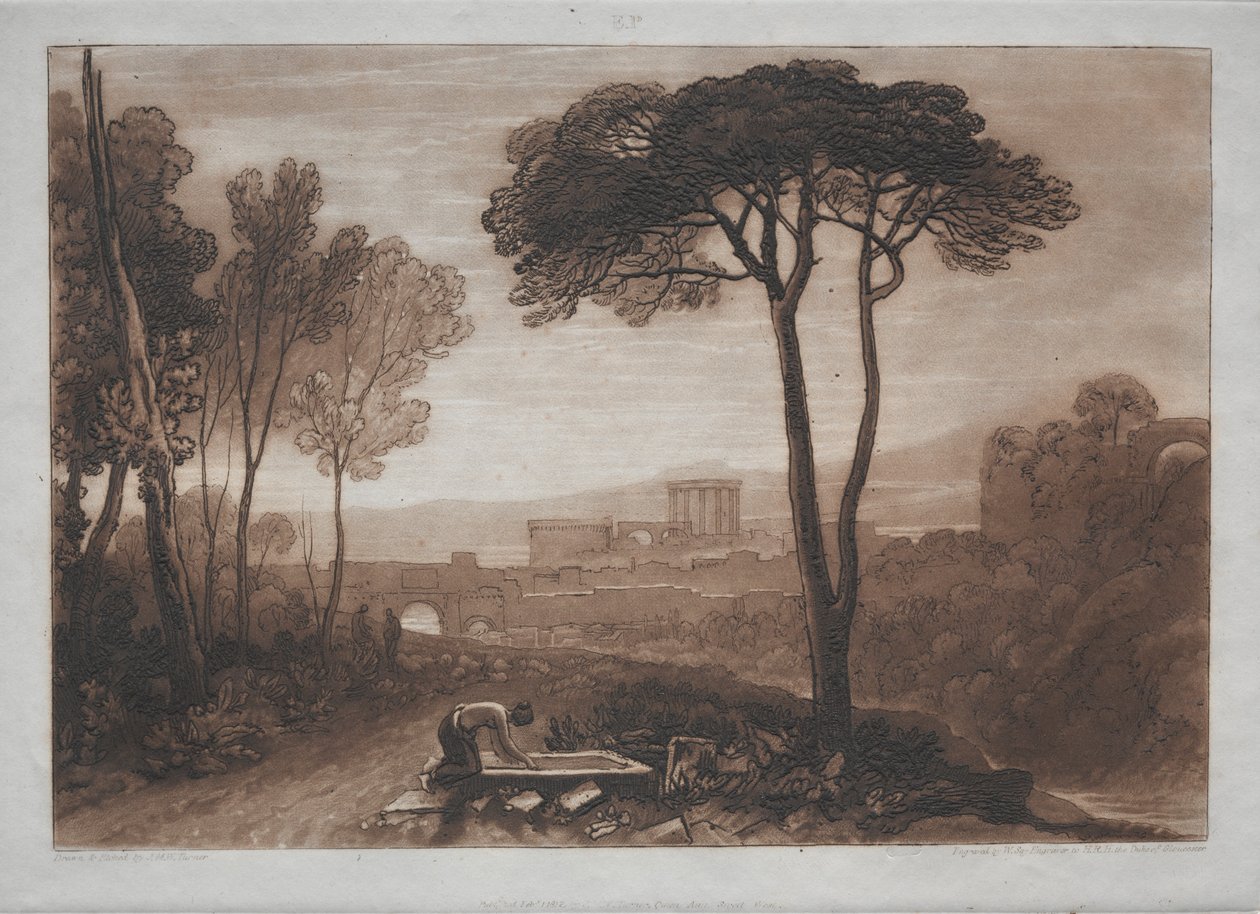 Jelenet a Campagna-ban alkotó: Joseph Mallord William Turner
