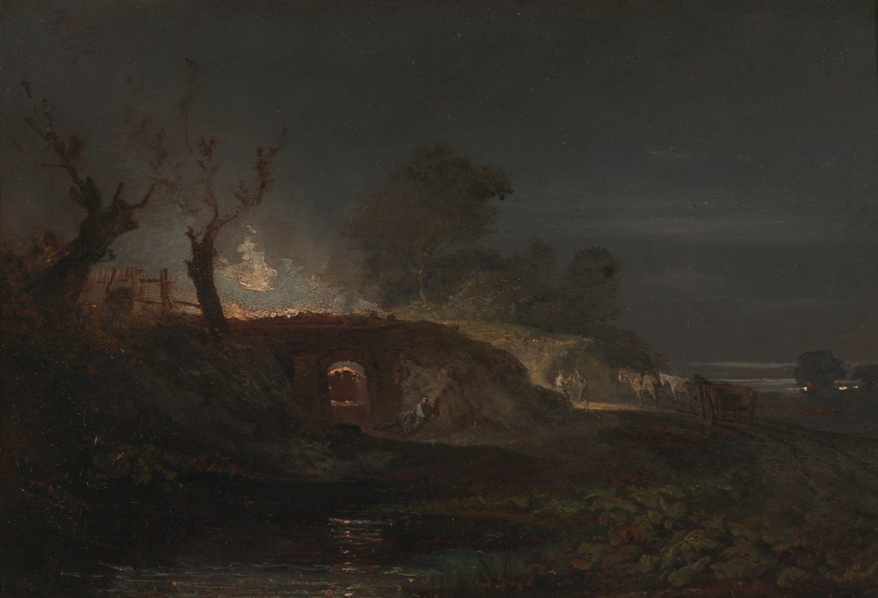 Mészkemencében Coalbrookdale-ben alkotó: Joseph Mallord William Turner