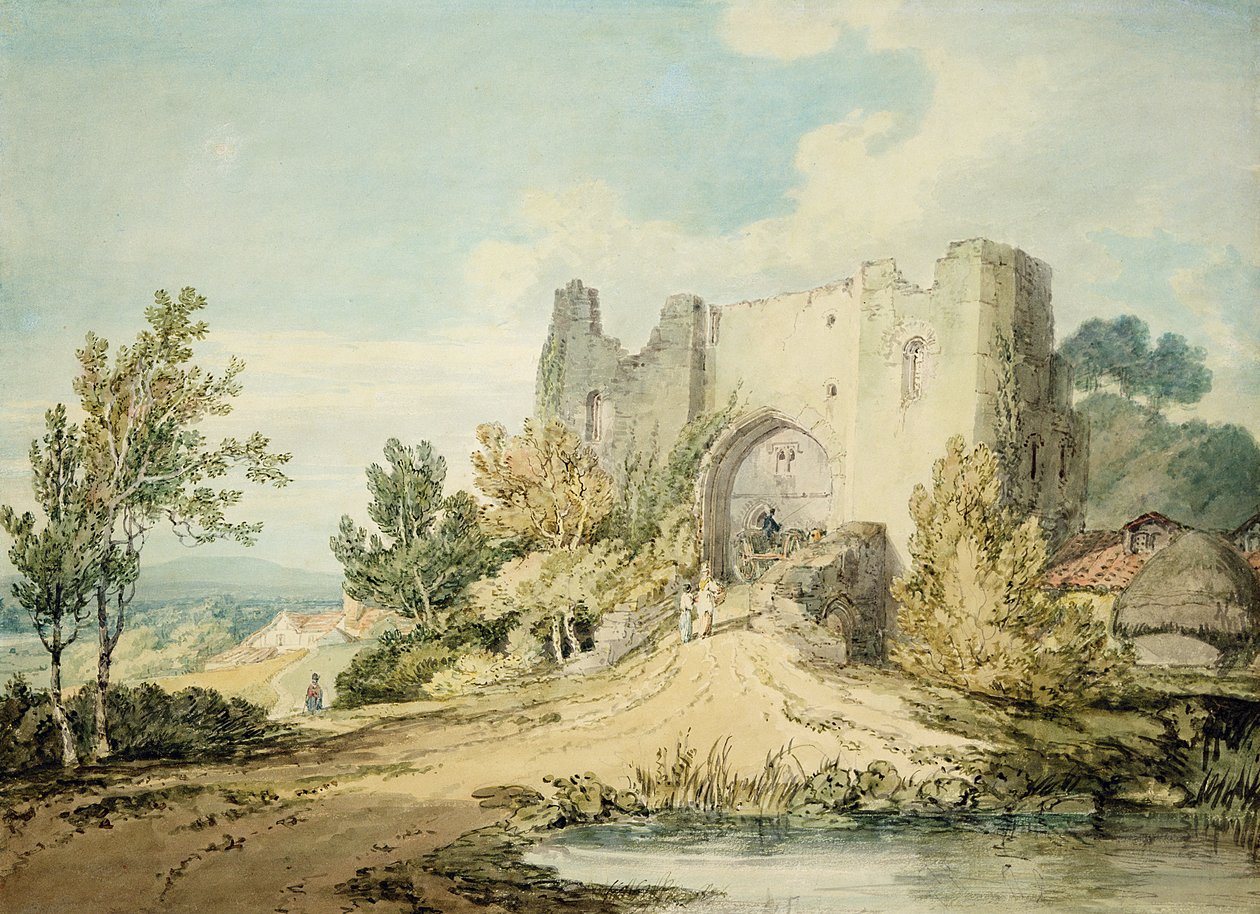 Llanblethian Castle Gateway alkotó: Joseph Mallord William Turner