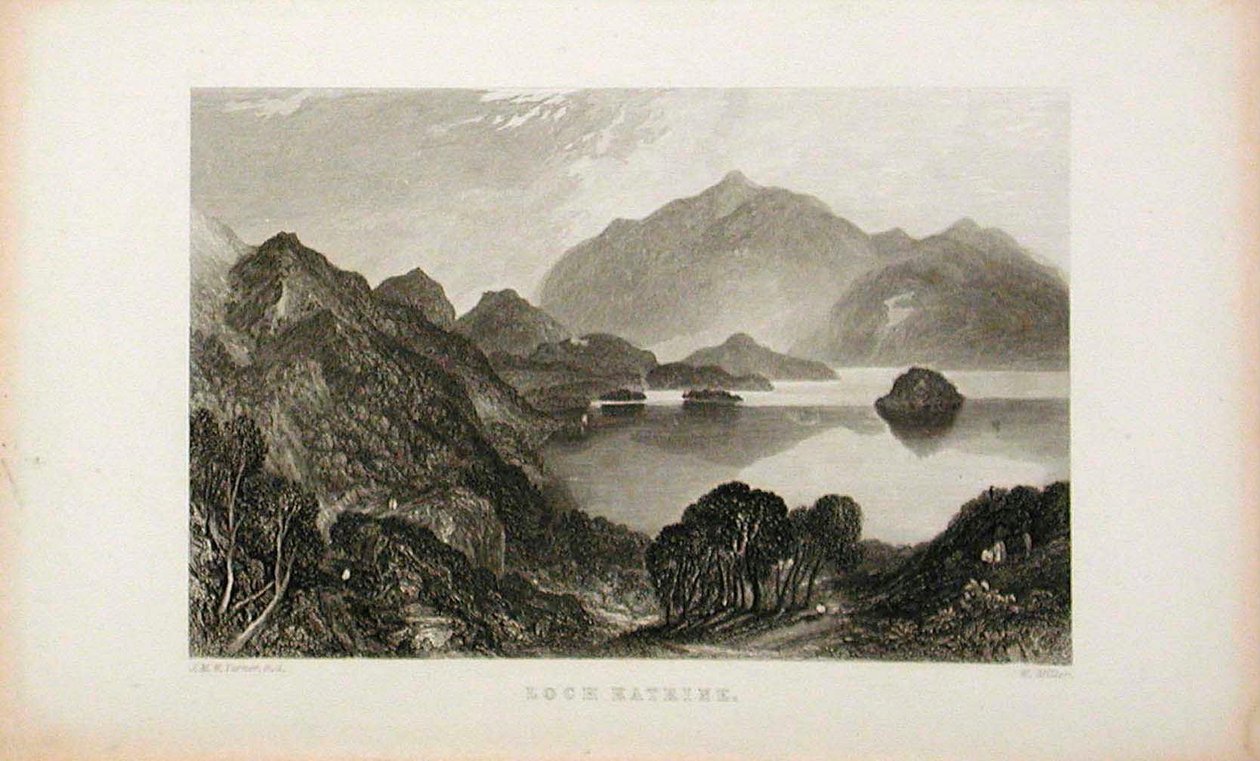 Loch Katrine alkotó: Joseph Mallord William Turner