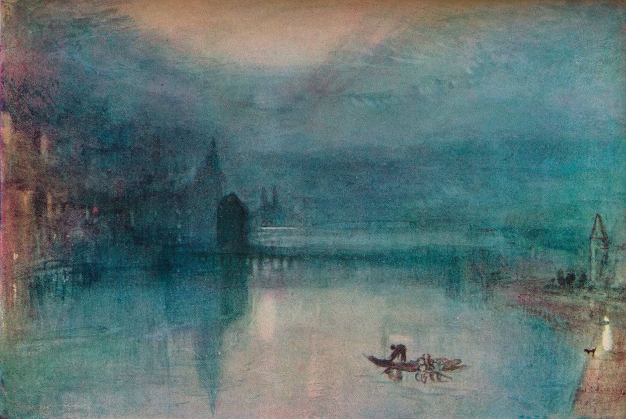 Luzern – Este, 1842, 1946. alkotó: Joseph Mallord William Turner