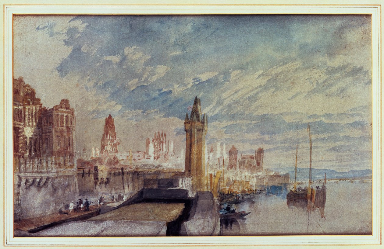 Mainz a Rajnánál alkotó: Joseph Mallord William Turner