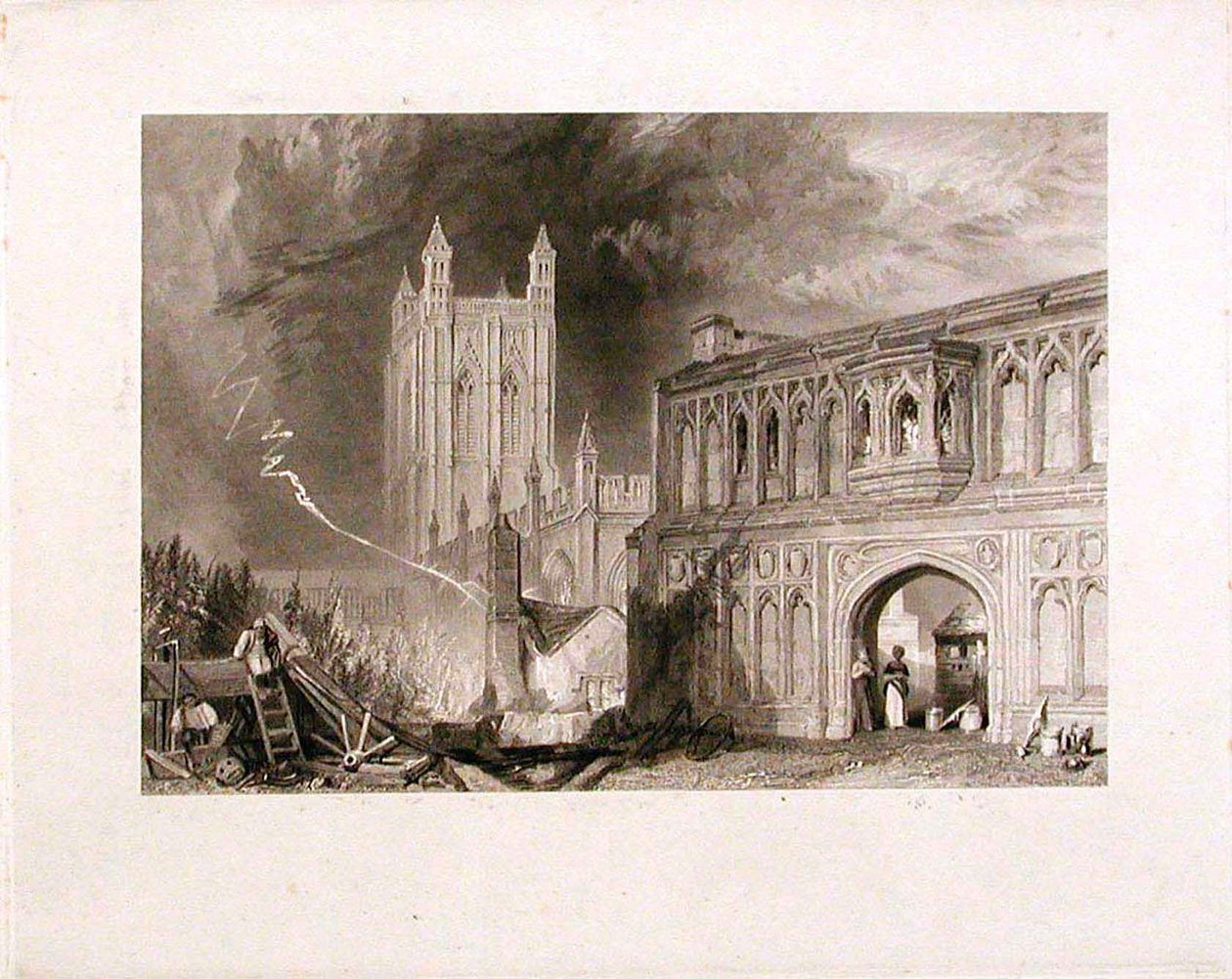 Malverni apátság és kapu alkotó: Joseph Mallord William Turner