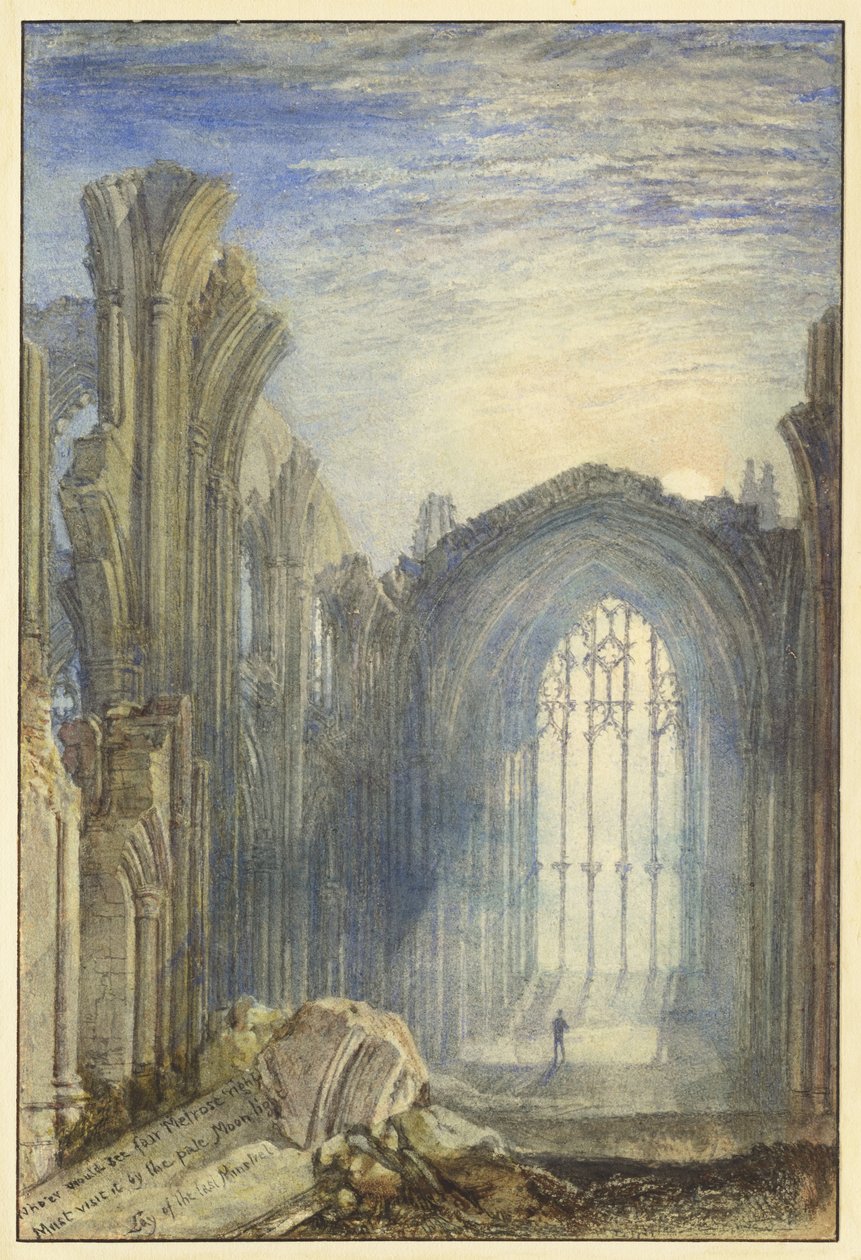 Melrose apátság alkotó: Joseph Mallord William Turner