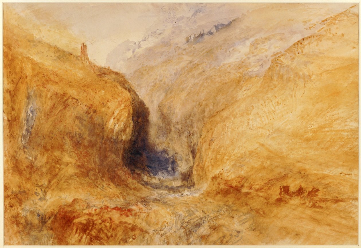 Hegyvidéki táj ... alkotó: Joseph Mallord William Turner