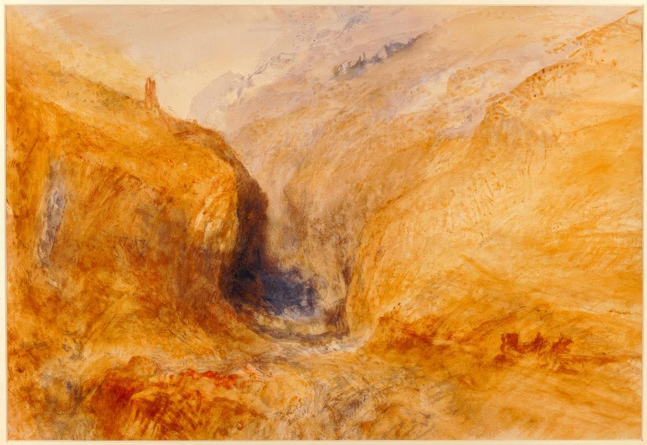 Hegyvidéki táj / Turnertől. alkotó: Joseph Mallord William Turner