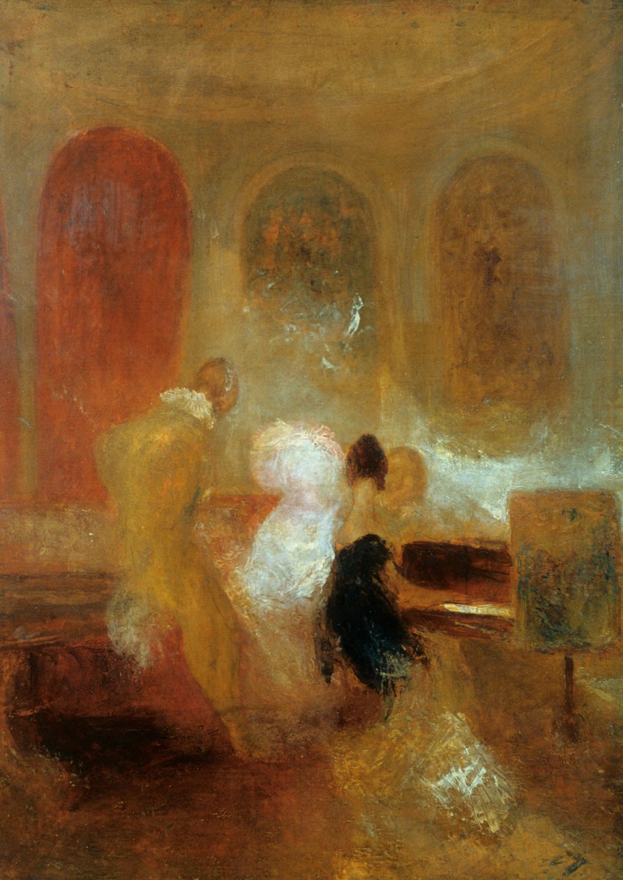 Music Party, East Cowes Castle, 1835 alkotó: Joseph Mallord William Turner
