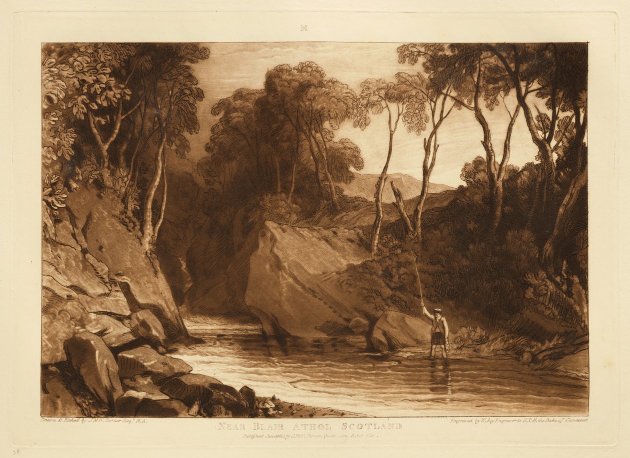 Blair Athol közelében alkotó: Joseph Mallord William Turner