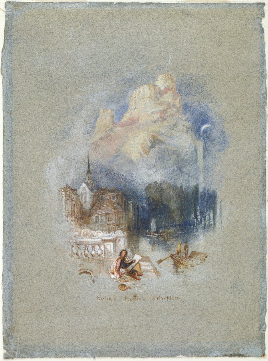 Nicolas Poussin szülőhelye alkotó: Joseph Mallord William Turner