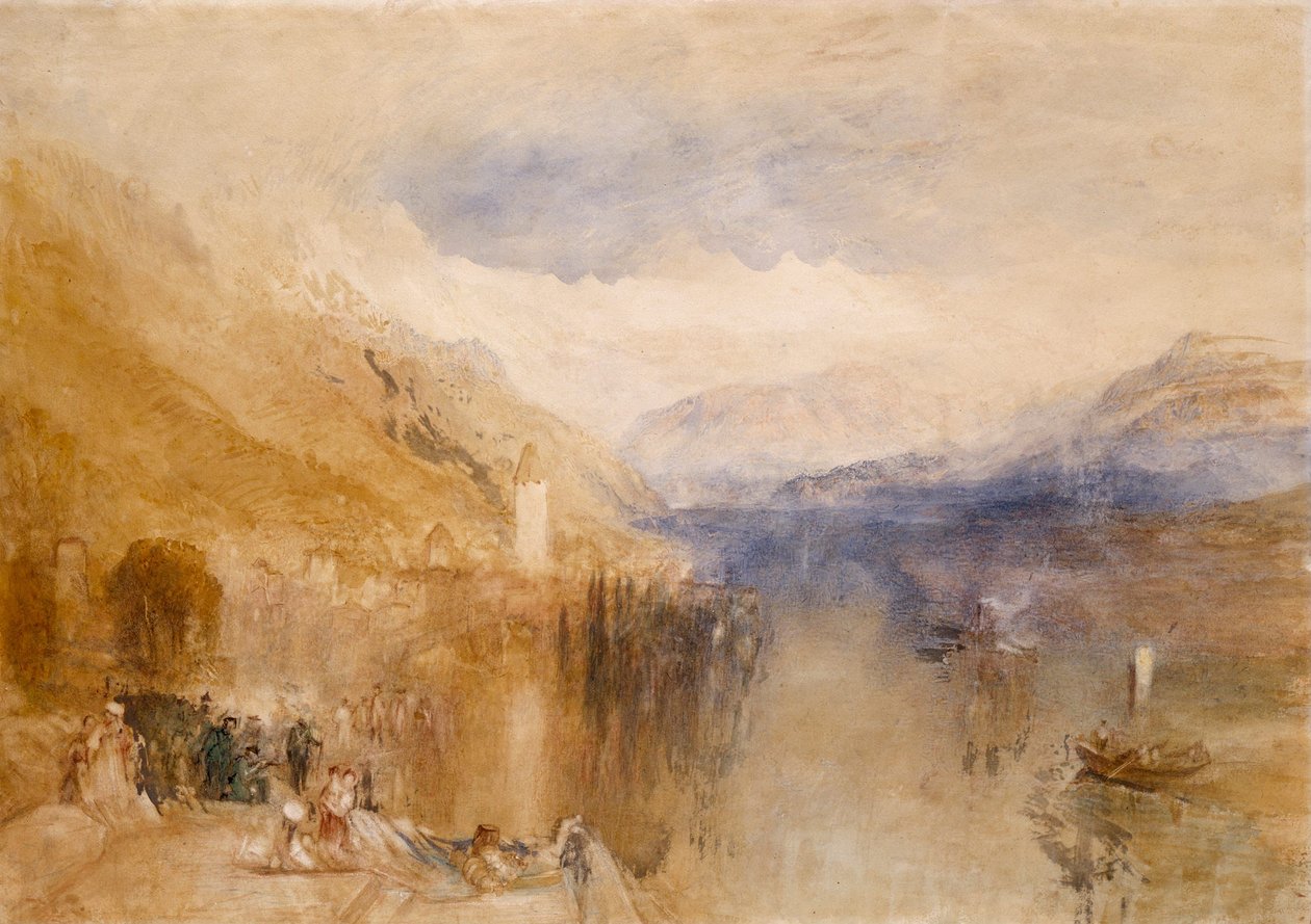 Oberhofen, Thuni-tó alkotó: Joseph Mallord William Turner