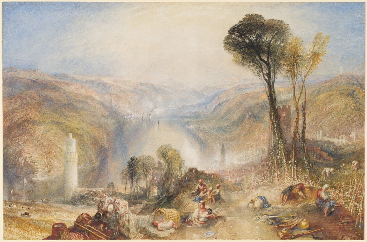 Oberwesel alkotó: Joseph Mallord William Turner