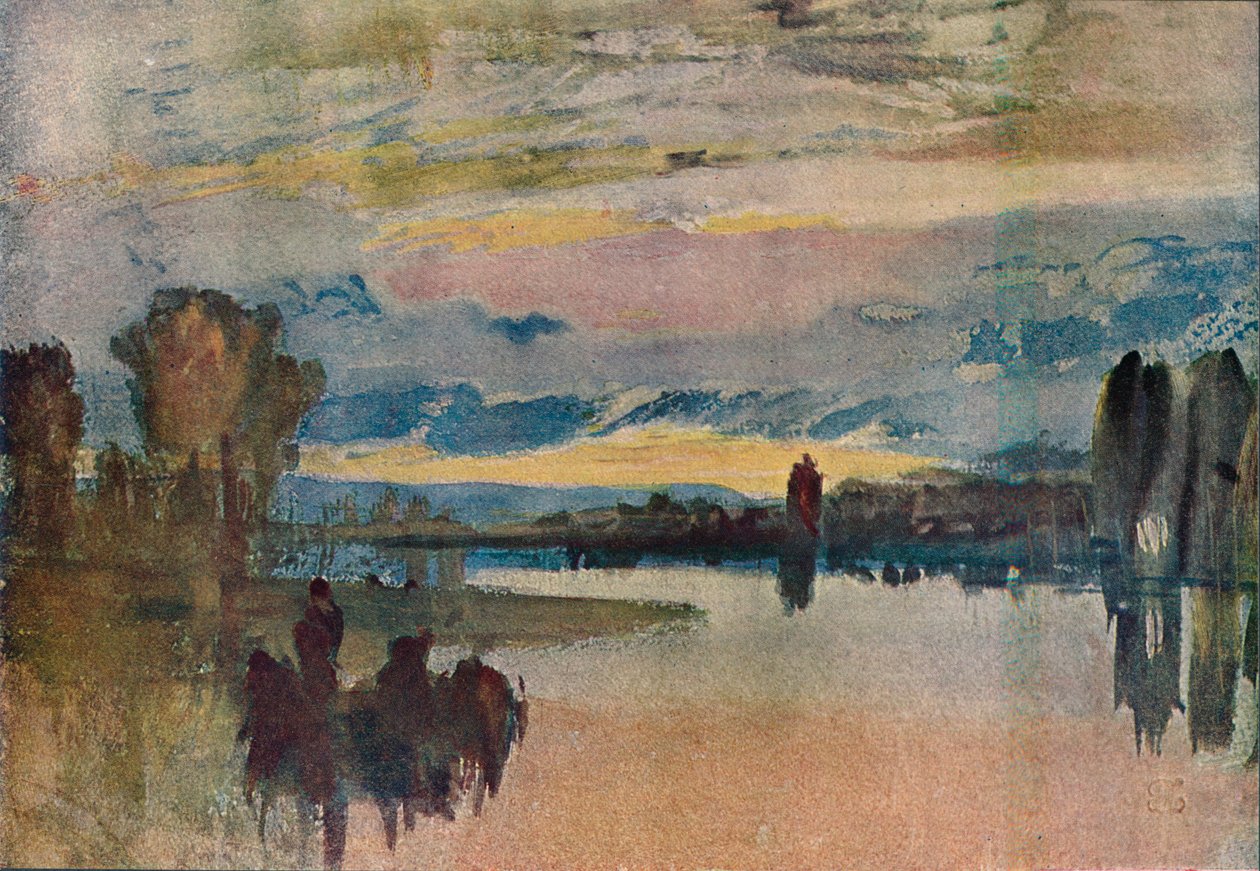 A petworthi tavon – este, 1909 alkotó: Joseph Mallord William Turner