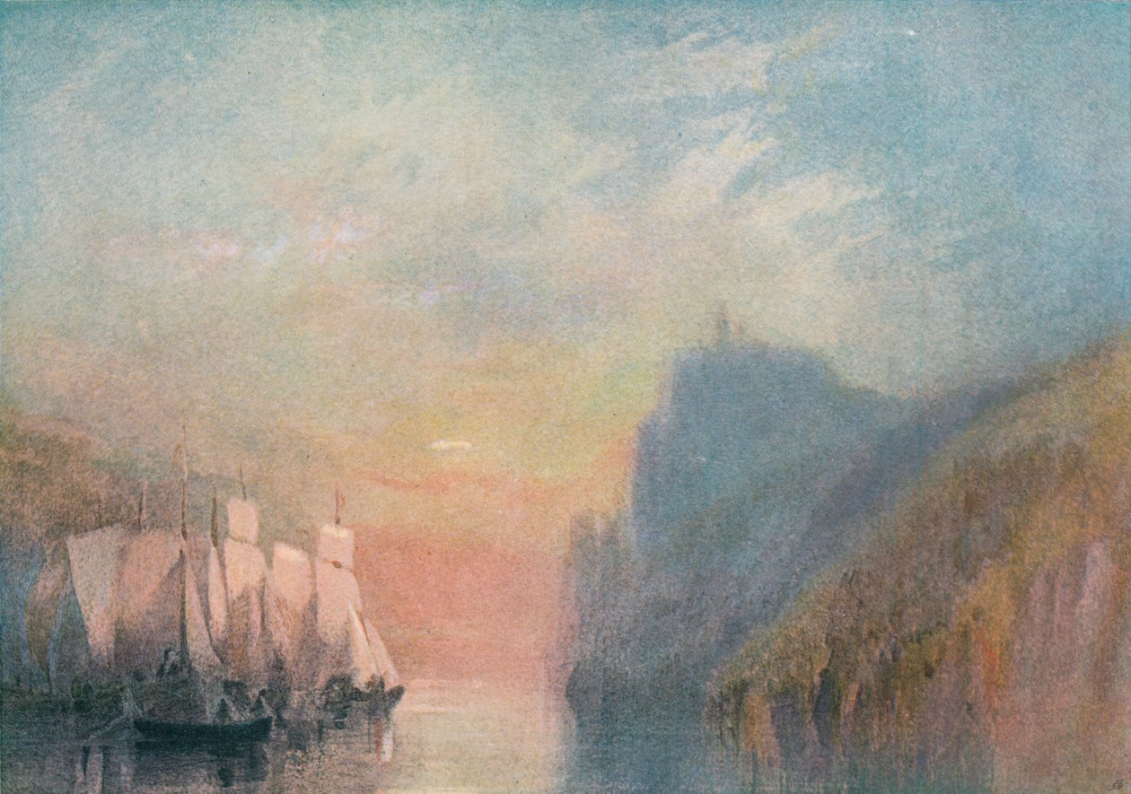 A Rajnán, c1825 1904 alkotó: Joseph Mallord William Turner