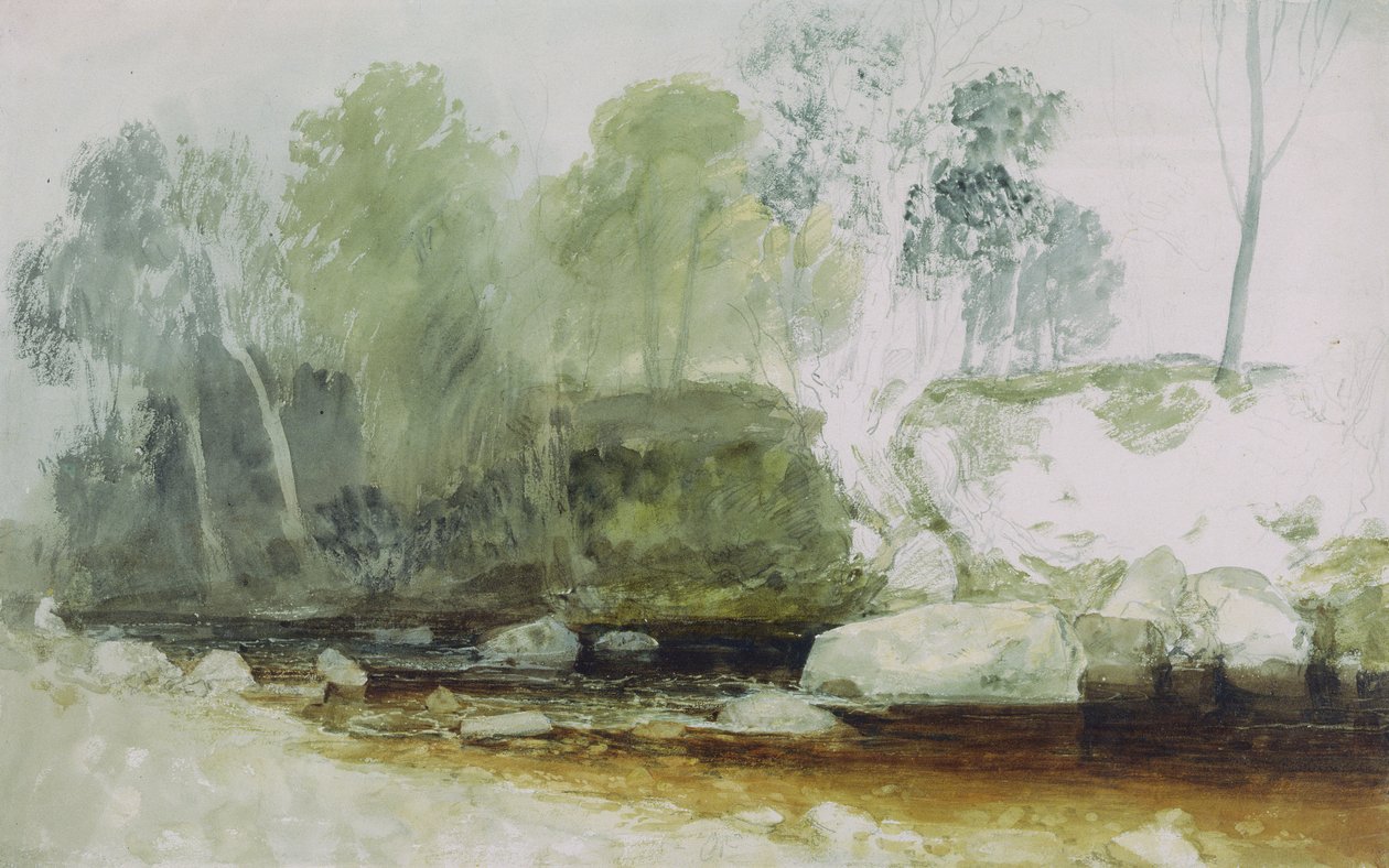 On the Washburn: A Study, 1815 körül (akvarell és grafit papíron) alkotó: Joseph Mallord William Turner