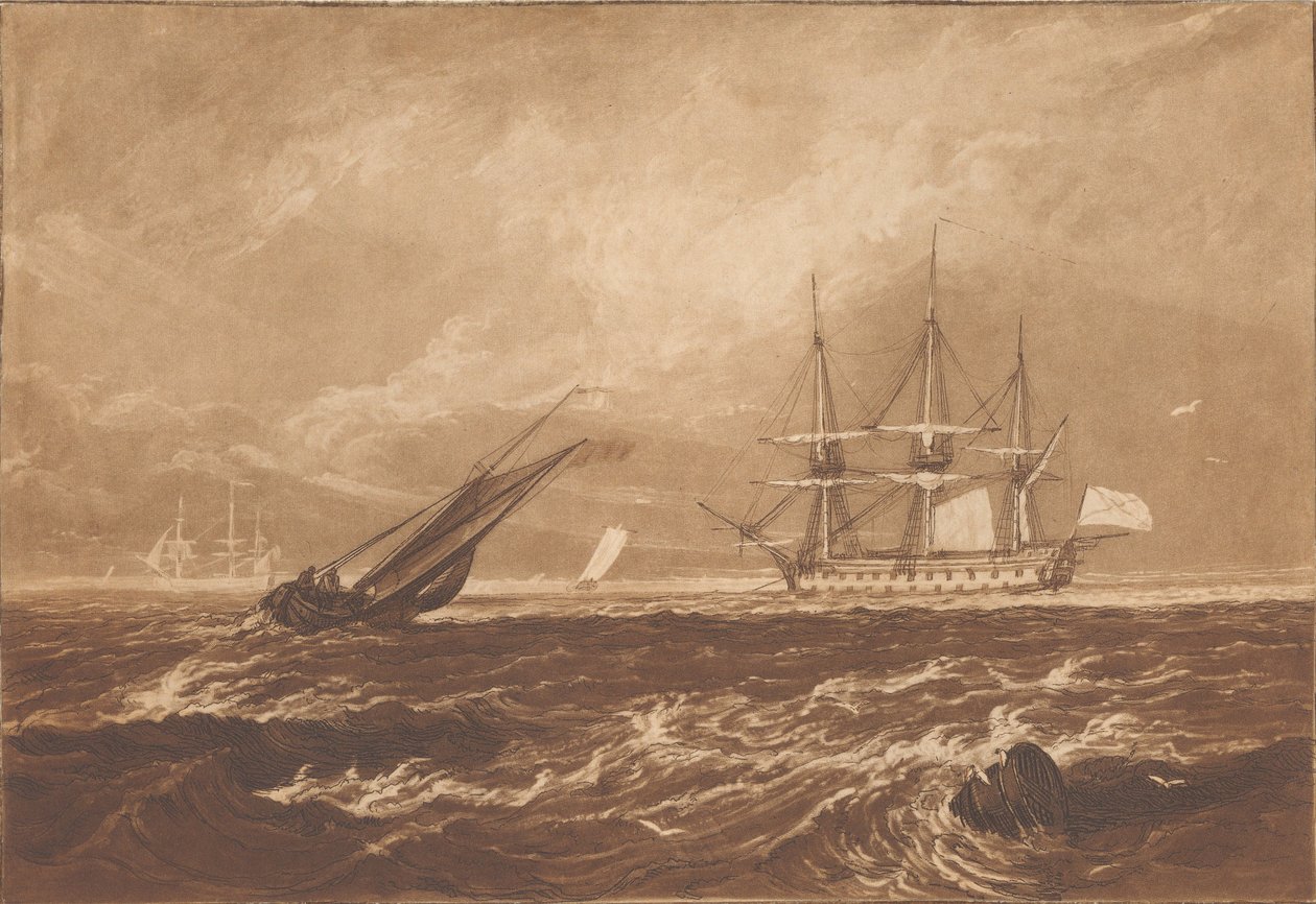 Eredeti vázlat egy W. Leader, Esq. számára készült képhez alkotó: Joseph Mallord William Turner