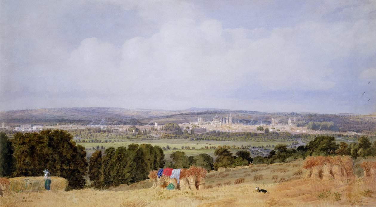 Oxford a Hinksey Hillről alkotó: Joseph Mallord William Turner