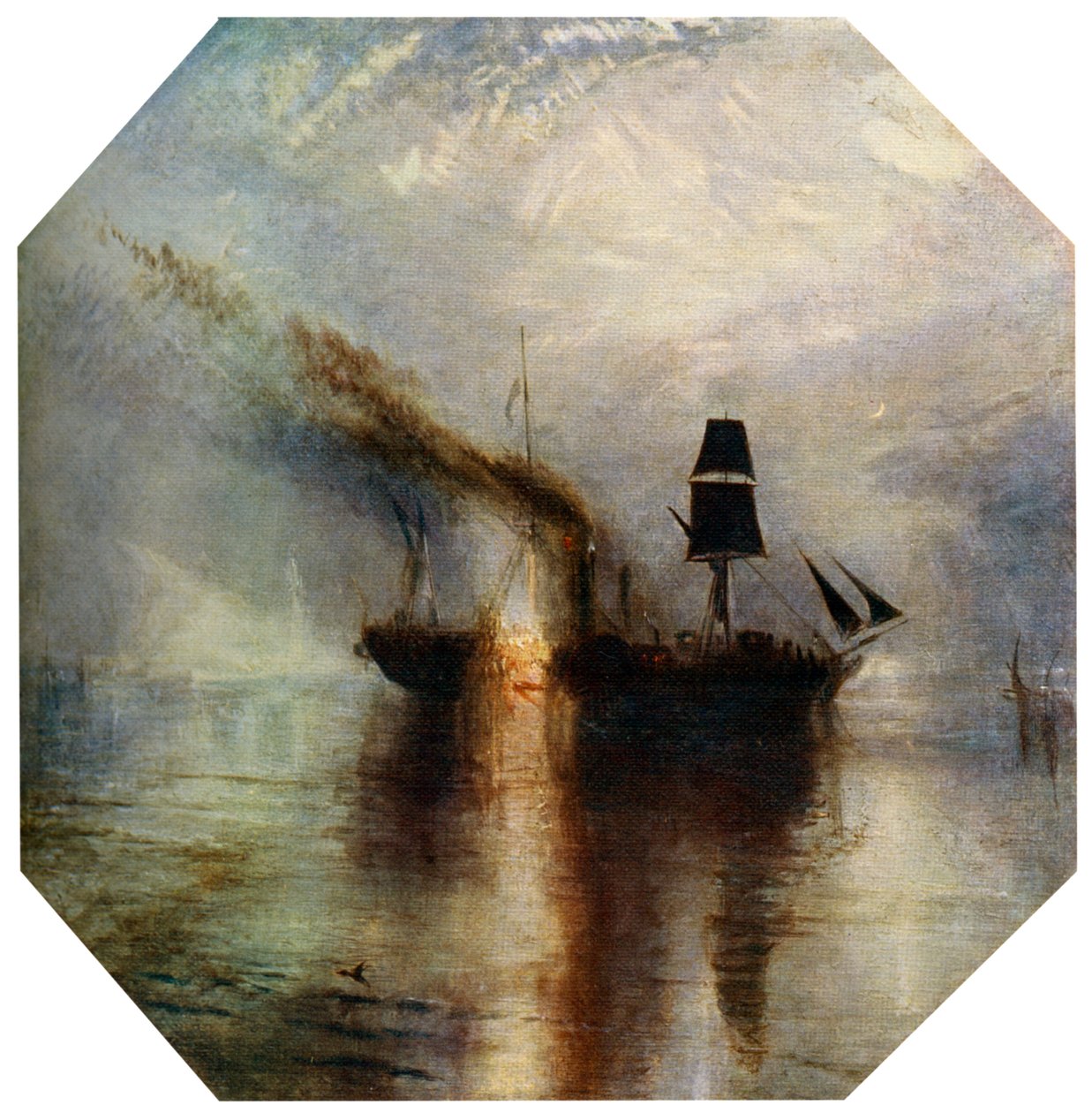 Béke, Sir David Wilkie holttestének temetése a tengeren, 1842, 1912. alkotó: Joseph Mallord William Turner