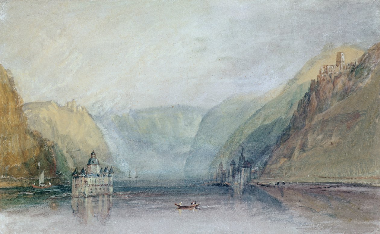 Pfalz (akvarell papíron) alkotó: Joseph Mallord William Turner