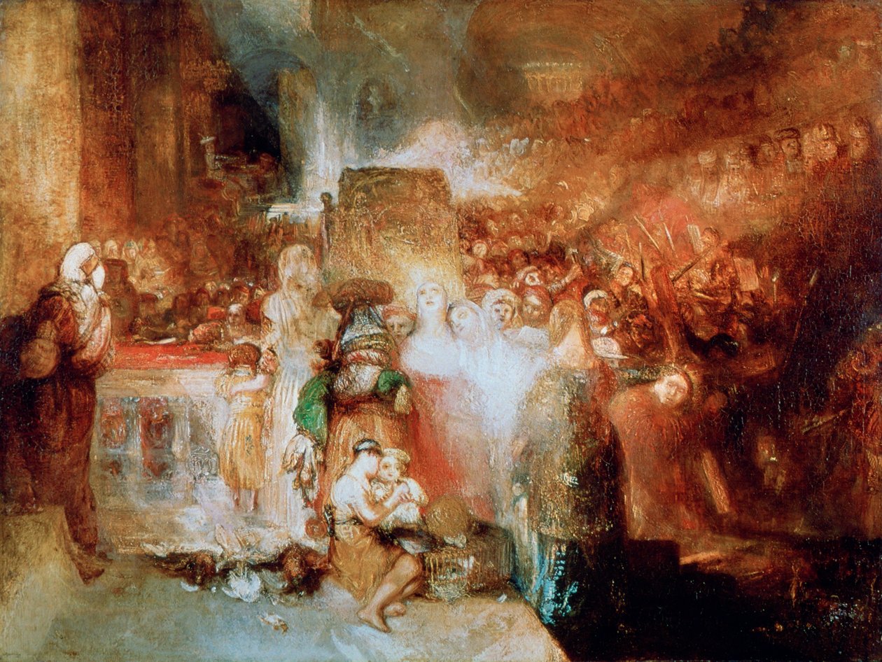 Pilátus kezet mos, 1830 alkotó: Joseph Mallord William Turner