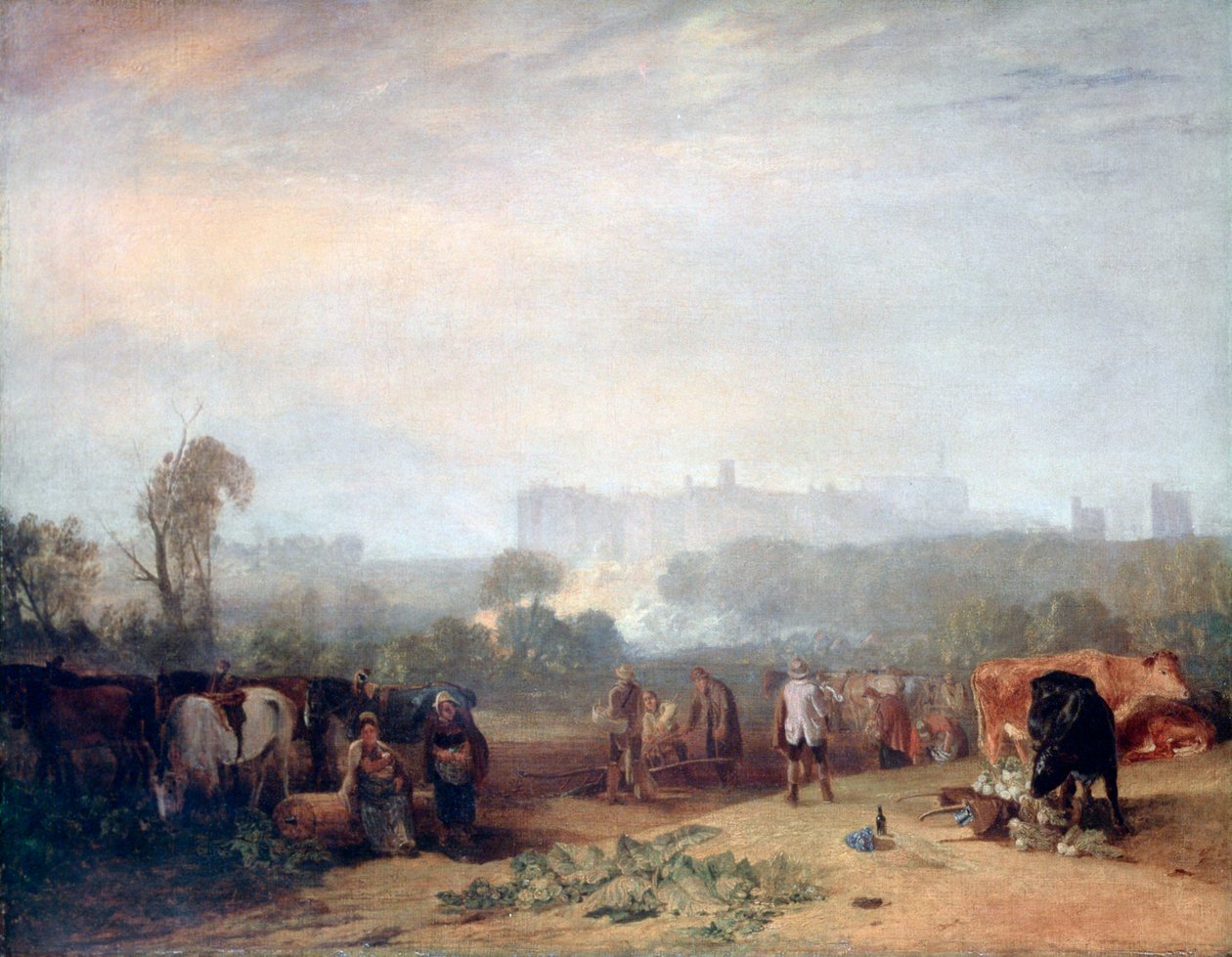 Fehérrépa felszántása, Slough közelében, `Windsor, c1809 alkotó: Joseph Mallord William Turner