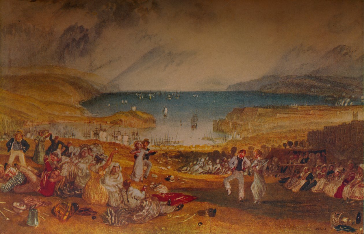 Plymouth, Devonshire, 1830 alkotó: Joseph Mallord William Turner