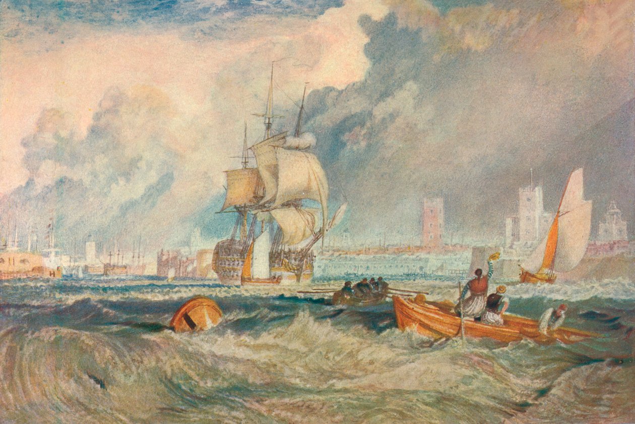 Portsmouth, c1824-5, 1905 alkotó: Joseph Mallord William Turner