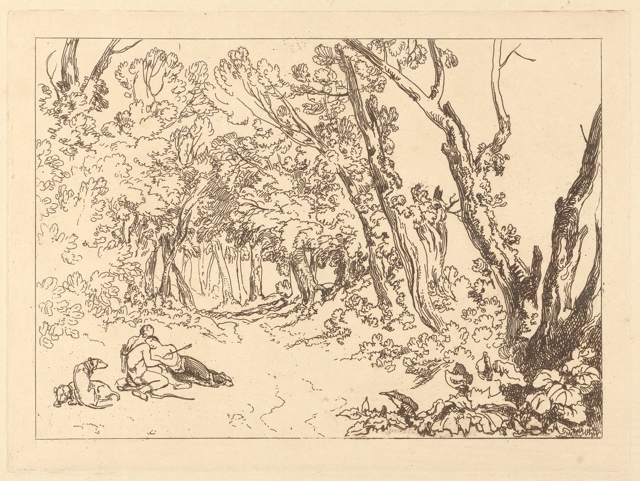 Prokrisz és Cephalus alkotó: Joseph Mallord William Turner