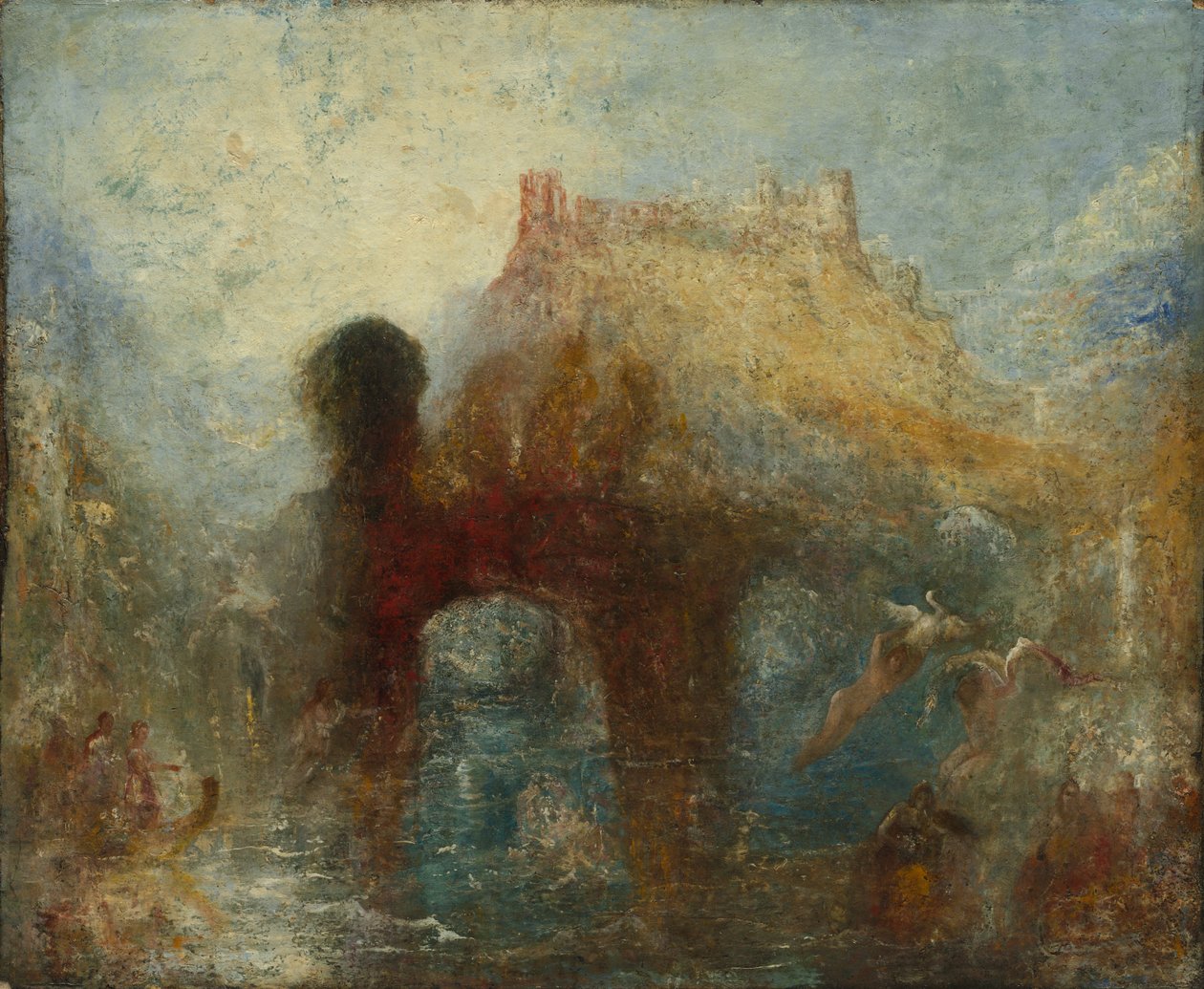 Queen Mabs-barlang, 1846 után. alkotó: Joseph Mallord William Turner