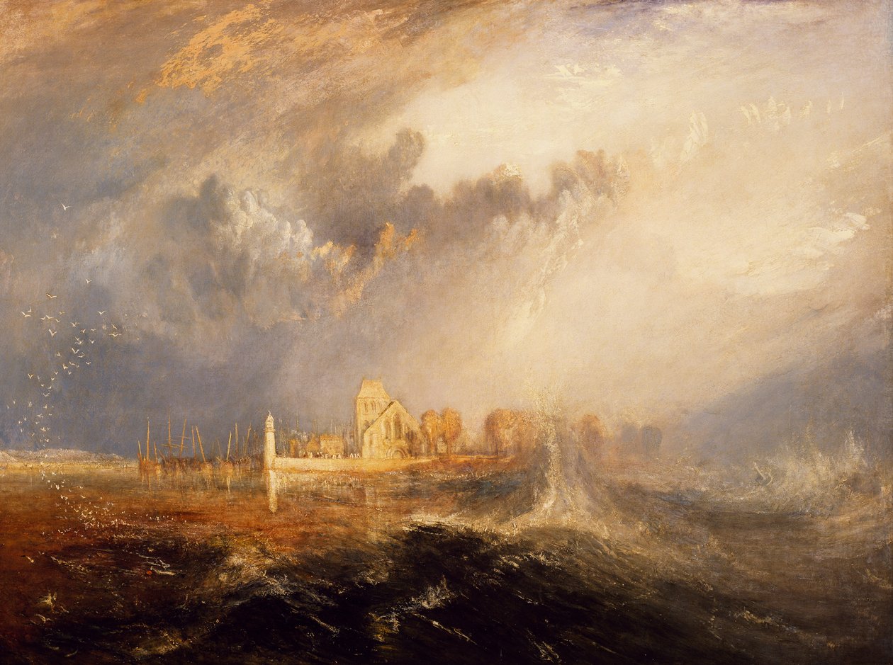 Quillebeuf, a Szajna torkolata alkotó: Joseph Mallord William Turner