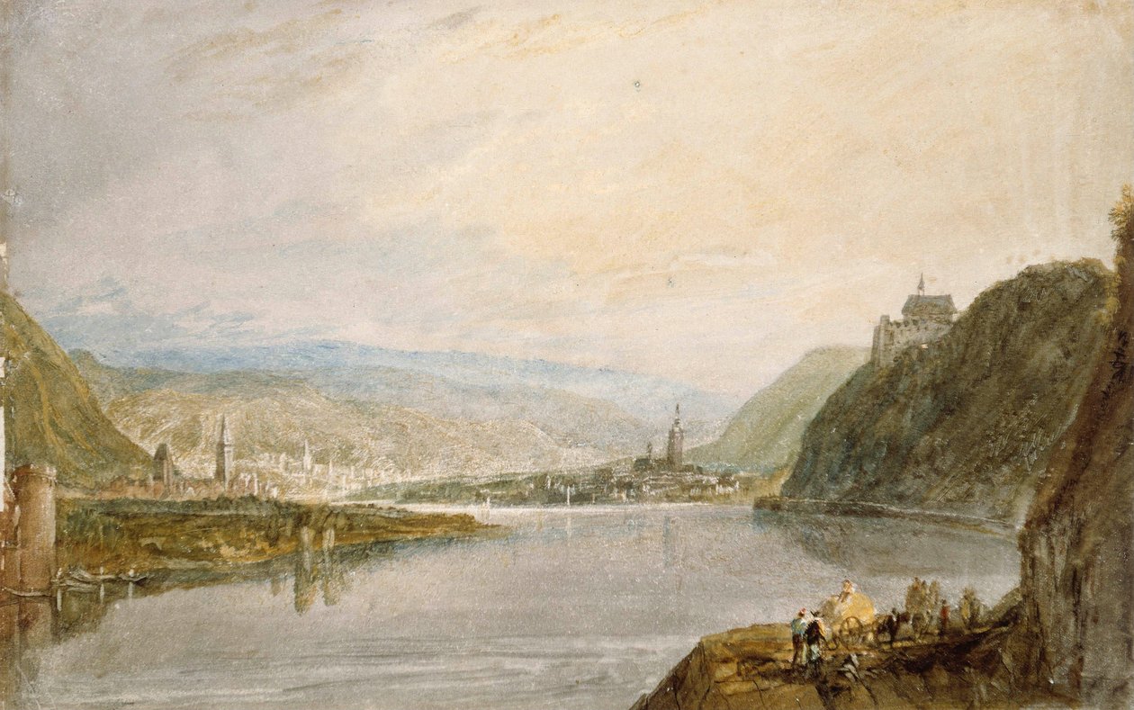 Remagen, Erpel és Linz alkotó: Joseph Mallord William Turner