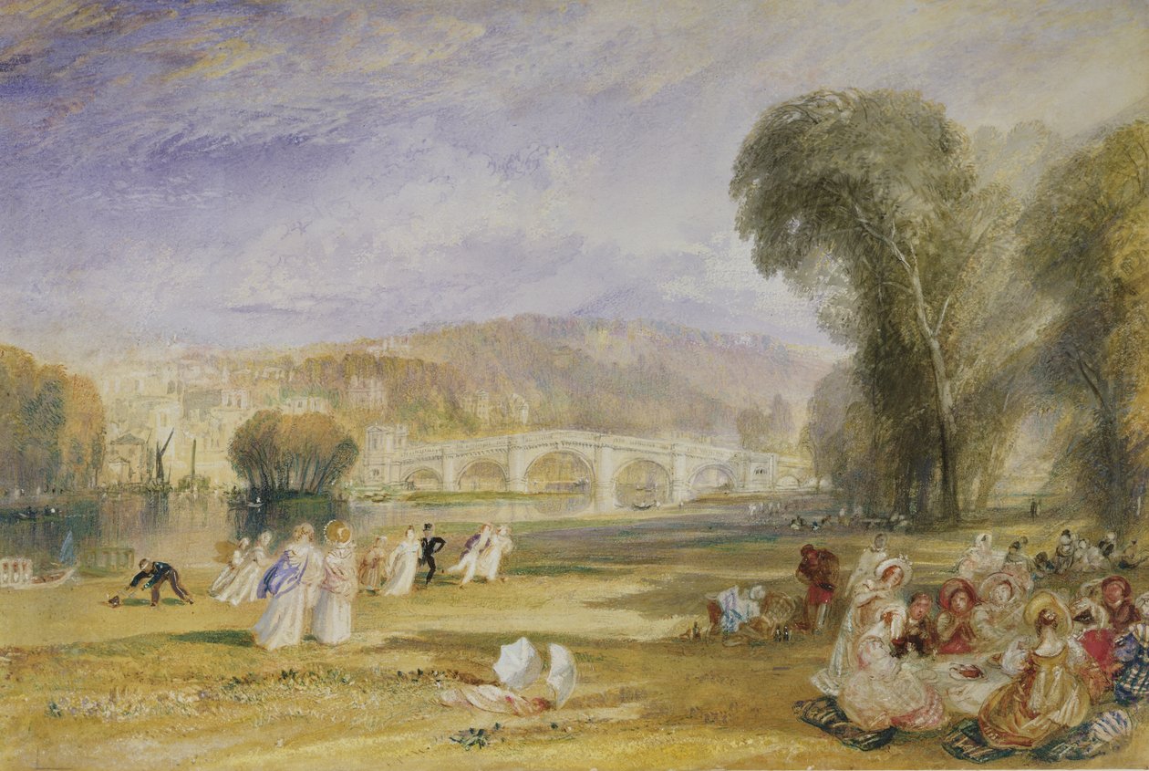 Richmond Hill and Bridge, Surrey, 1828-1829 körül alkotó: Joseph Mallord William Turner