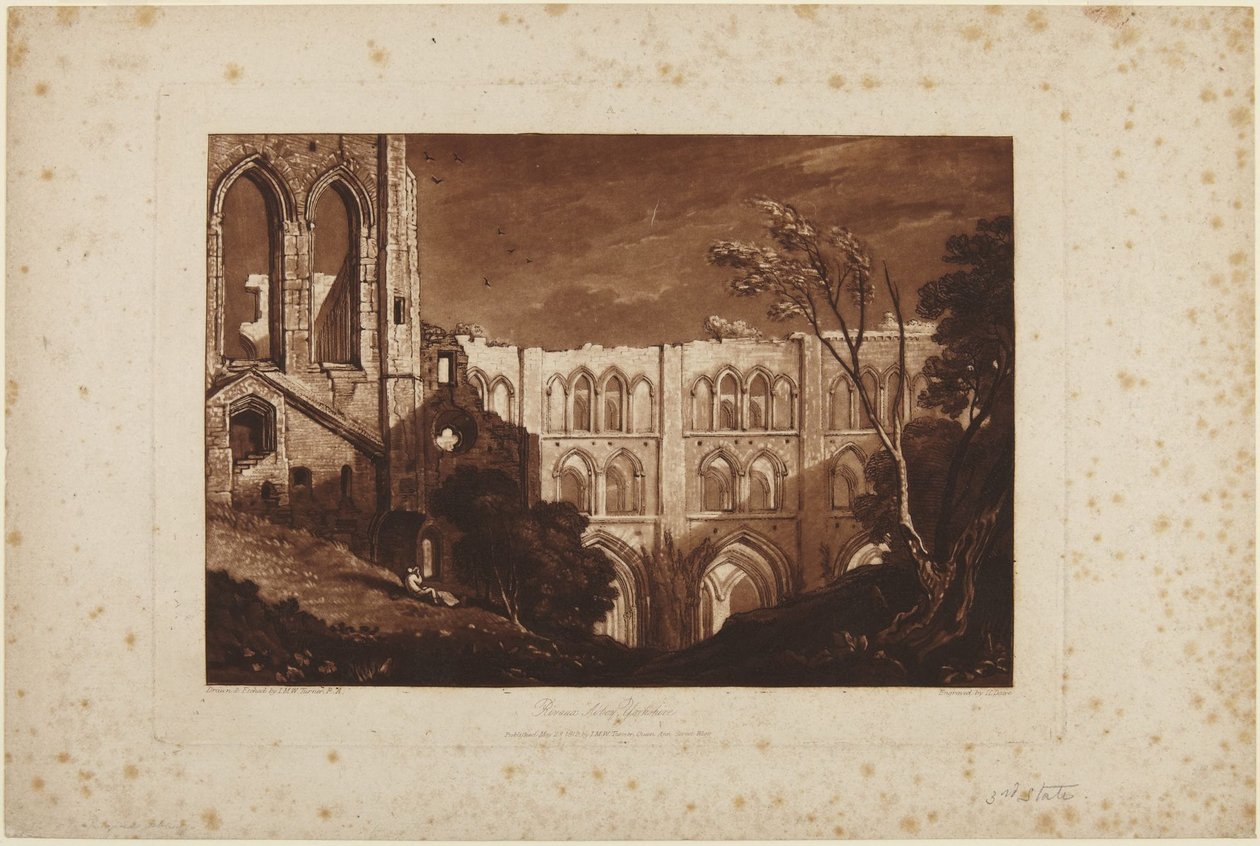 Rievaulx apátság, Yorkshire alkotó: Joseph Mallord William Turner