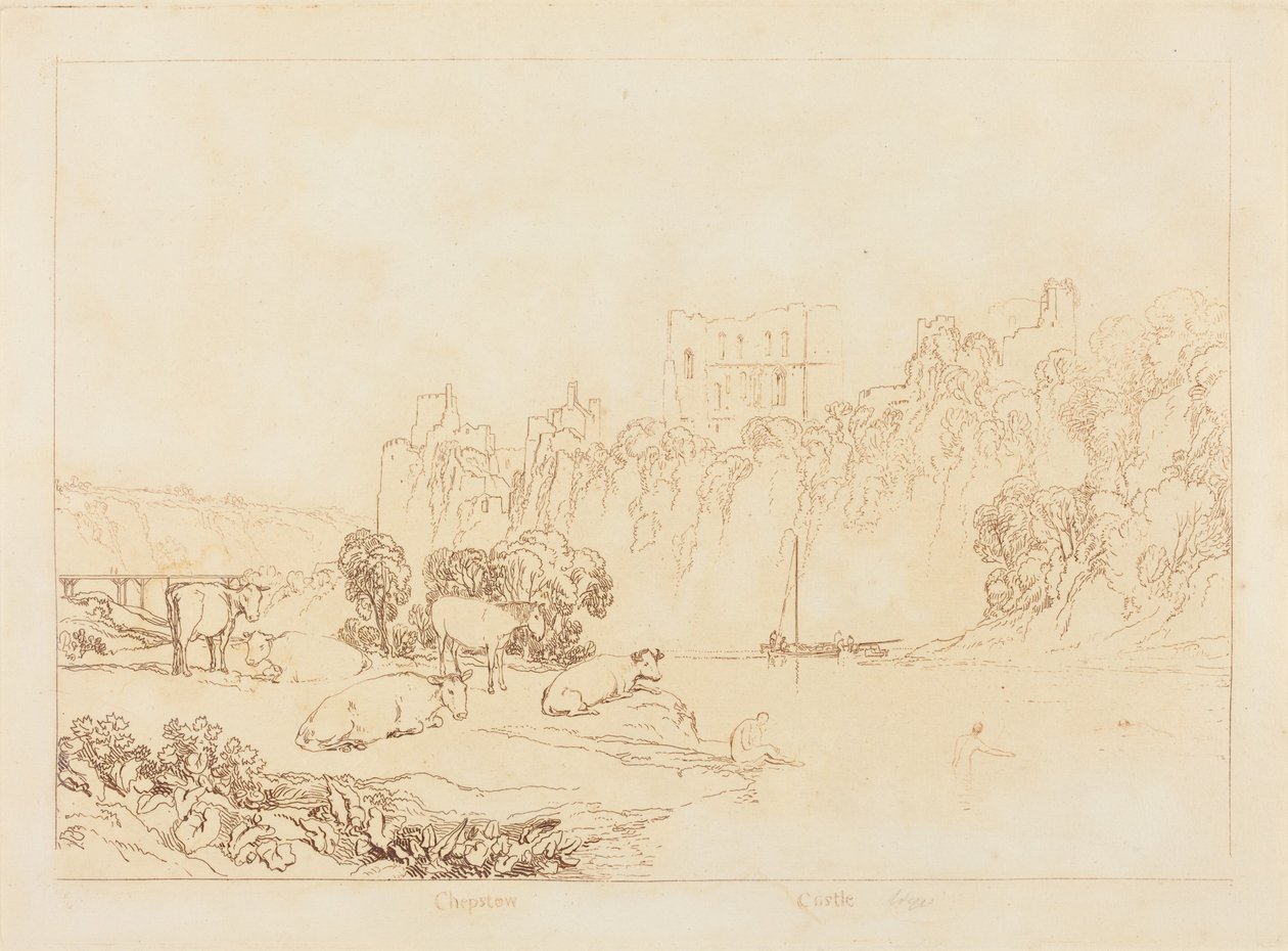 Wye folyó alkotó: Joseph Mallord William Turner
