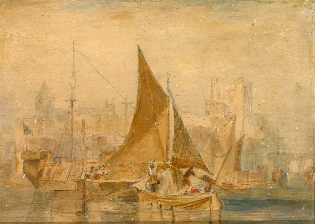 Rochester a Medway -n alkotó: Joseph Mallord William Turner