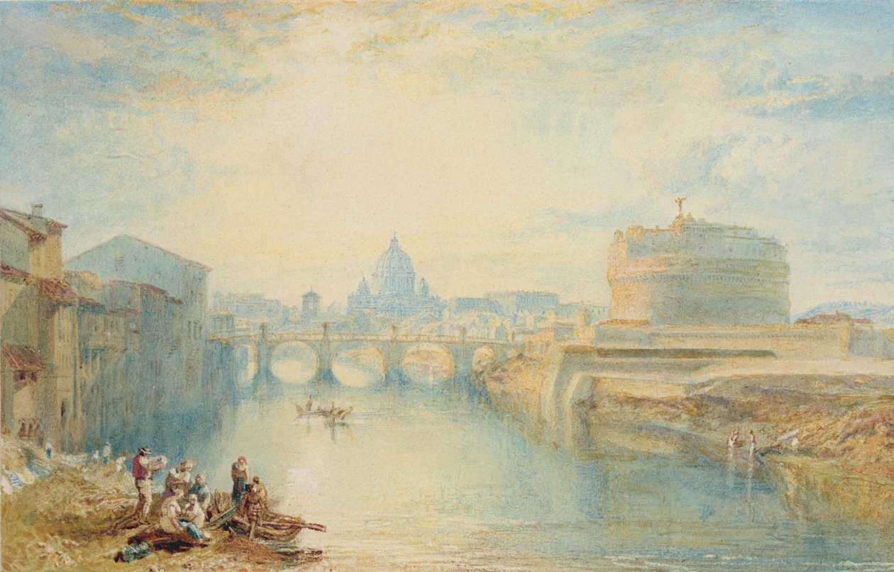 Róma (wc papíron) alkotó: Joseph Mallord William Turner