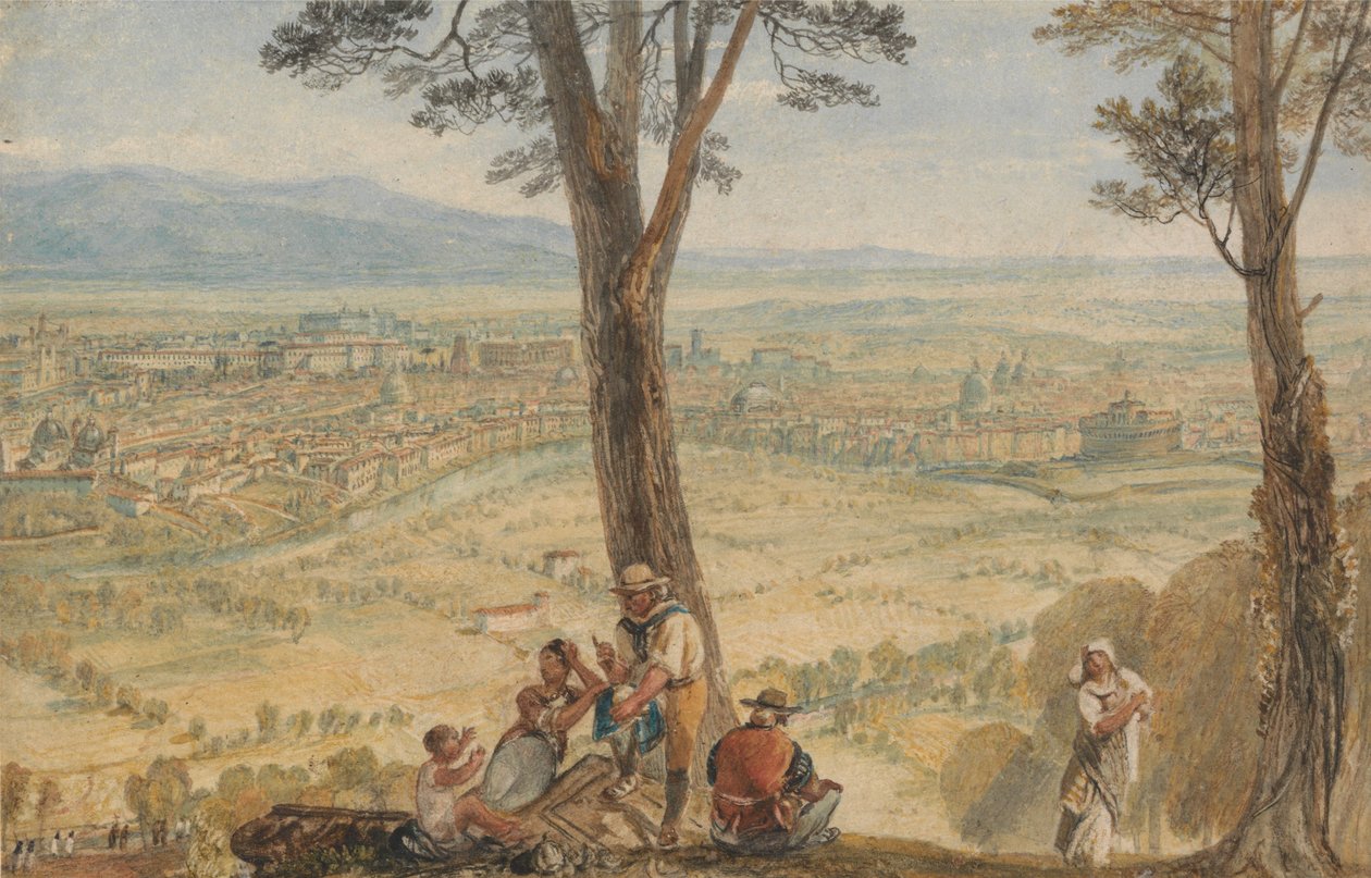 Róma a Monte Marióról alkotó: Joseph Mallord William Turner
