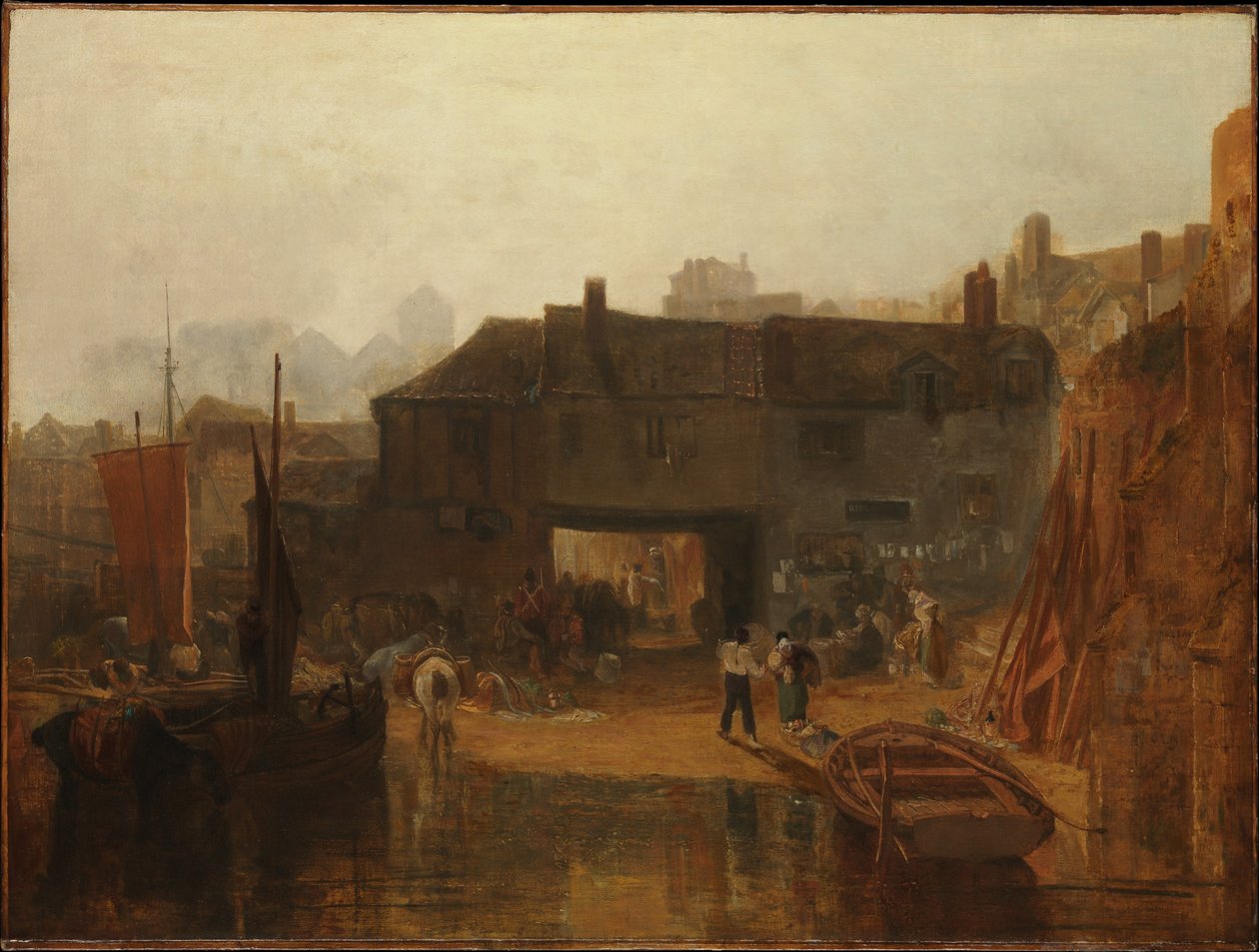 Saltash és a vízi komp, Cornwall alkotó: Joseph Mallord William Turner